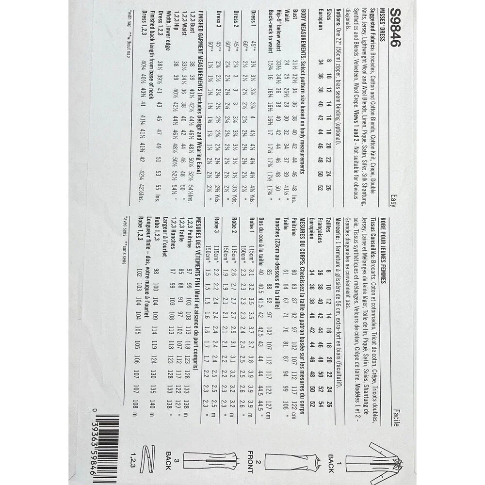 Simplicity s9846 misses